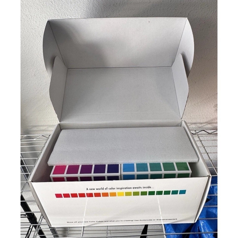 Sarah Renae Clark Color Cube Volumes 1 & 2 Complete 500 Color Palette Cards NEW - Picture 5 of 8